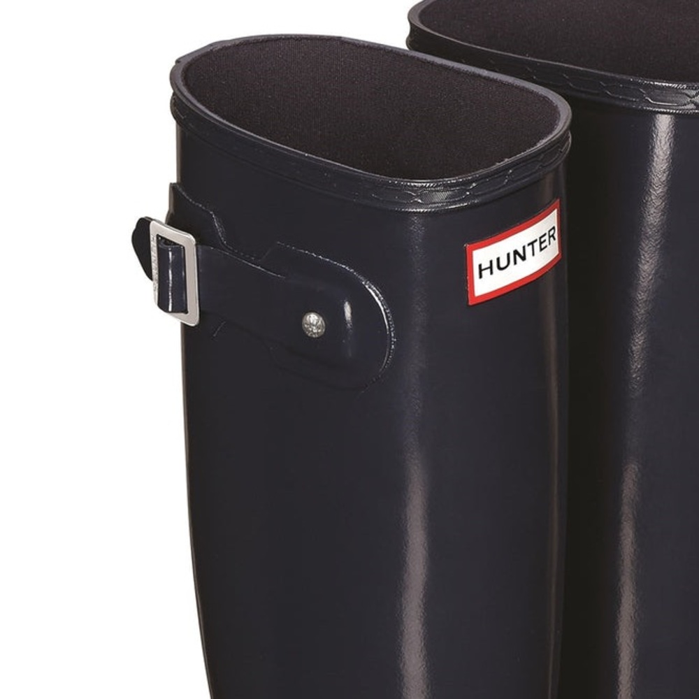 Hunter Navy Tall Rain Boots